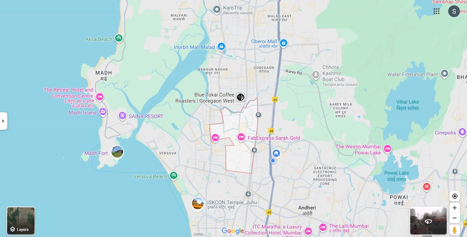 Nomani Enterprises Mumbai location map